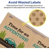 image:imageAvery Kraft Brown Rectangle Labels Sure Feed Technology 313 x 4 90 Kraft Brown Labels LaserInkjet Printable90 labels