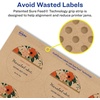 image:imageAvery Kraft Brown Round Labels Sure Feed Technology 175 Diameter 300 Kraft Brown Labels PrinttoTheEdge LaserInkjet Printable500 labels