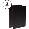image:imageAvery LegalSize Durable 3 Ring Binders 1 Round Rings Holds 85 x 14 Paper Black 2 Pack 177092 Pack