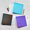 image:imageAvery Luxe Collection Durable Holographic 3 Ring Binder Customizable View Cover 1 Inch Round Rings 1 Holographic Violet Binder 03226Aqua