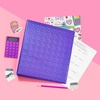 image:imageAvery Luxe Collection Durable Holographic 3 Ring Binder Customizable View Cover 1 Inch Round Rings 1 Holographic Violet Binder 03226Violet