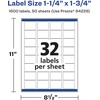 image:imageAvery Matte White Rectangle Labels Sure Feed Technology 125 x 175 800 Matte White Printable Labels1 600 Labels