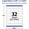image:imageAvery Matte White Rectangle Labels Sure Feed Technology 125 x 175 800 Matte White Printable Labels8 000 Labels