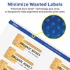 image:imageAvery Matte White Removable Rectangle Labels Sure Feed Technology PrinttoTheEdge 1 x 3 240 Removable Labels LaserInkjet Printable400 labels