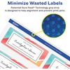 image:imageAvery Matte White Removable Rectangle Labels Sure Feed Technology PrinttoTheEdge 2 x 3 120 Removable Labels LaserInkjet Printable200 labels