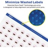 image:imageAvery Matte White Removable Round Labels Sure Feed Technology PrinttoTheEdge 1 Diameter 720 Removable Labels LaserInkjet Printable2 400 labels
