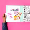 image:imageAvery Mini 3 Ring Binder Holds 55 x 85 Paper 1 Round Rings 175Sheet Capacity 14 Inch Wide Spine Watercolor Rainbow Design Great for Home Office School Supplies and More 18713
