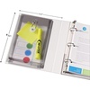 image:imageAvery Mini Durable View Protect amp Store 3 Ring Binder Holds 55 x 85 Paper 1 Round Rings 175Sheet Capacity 14 Inch Wide Spine Includes Fully Enclosed Pocket 1 White Binder 230111 Pack of 12