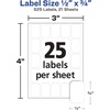 image:imageAvery MultiUse Removable Labels 12 x 34 White NonPrintable 525 Blank Labels Total 6737Labels