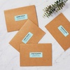 image:imageAvery Neon Address Labels with Sure Feed for Laser Printers 1 x 2 58 750 Pastel Blue Labels 59801 in x 258 in Pack of 5