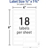image:imageAvery NoIron Fabric Labels 12 x 134 Washer and DryerSafe Waterproof Labels NonPrintable 54 Total 40720