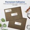 image:imageAvery Pearlized Ivory Rectangle Labels Sure Feed Technology 1 x 25 240 Pearlized Ivory Labels LaserInkjet Printable2 400 labels