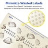 image:imageAvery Pearlized Ivory Round Labels Sure Feed Technology PrinttoTheEdge 3 Diameter 60 Pearlized Ivory Labels LaserInkjet Printable600 labels