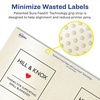 image:imageAvery Pearlized Ivory Square Labels Sure Feed Technology PrintToTheEdge 3 x 3 60 Pearlized Ivory Labels LaserInkjet Printable150 labels