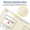 image:imageAvery Pearlized Ivory Square Labels Sure Feed Technology PrintToTheEdge 3 x 3 60 Pearlized Ivory Labels LaserInkjet Printable600 labels