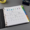 image:imageAvery Plastic 8Tab Binder Dividers with Pockets Style Edge Insertable Multicolor Tabs 1 Set 11293