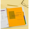 image:imageAvery PrePrinted JanDec Plastic Dividers for 3 Ring Binders 12Tab Set Multicolor 1 Set 11331Solid