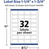 image:imageAvery Printable Durable White Rectangle Labels Sure Feed Technology 125 x 175 Waterproof Labels Laser amp PigmentBased Inkjet Compatible 800 Total320 labels