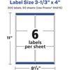 image:imageAvery Printable Durable White Rectangle Labels Sure Feed Technology 313 x 4 Waterproof Labels Laser amp PigmentBased Inkjet Compatible 60 Total300 labels