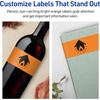 image:imageAvery Printable Rectangle Labels Sure Feed Technology 214 x 734 Bright Orange Labels PrinttoTheEdge LaserInkjet Printable 320 Total Great for Candles and Jars40 labels
