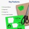 image:imageAvery Printable Shipping Labels 812 x 11 Assorted Neon Colors Magenta Green and Yellow Laser amp Inkjet Compatible 15 Blank Labels Total 5975Neon Green