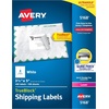image:imageAvery Printable Shipping Labels with Sure Feed 312 x 5 White 400 Blank Mailing Labels for Laser Printers 5168