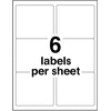 image:imageAvery Printable Shipping Labels with Sure Feed 313 x 4 White 600 Blank Mailing Labels for Laser Printers 5164313 in X 4 in Pack of 5