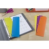 image:imageAvery Snapin Bookmark Plastic Dividers for 3 Ring Binders 5Tab Set Multicolor with White Labels 1 Set 249081 Set