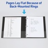 image:imageAvery Standard View 3 Ring Binder 05 Round Rings 100Sheet Capacity 07 Inch Wide Spine 1 White Binder Ideal for Lightweight Organization and Occasional Referencing 0575005