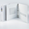 image:imageAvery Standard View 3 Ring Binder 1 Round Rings 175Sheet Capacity 14 Inch Wide Spine 1 White Binder Ideal for Lightweight Organization and Occasional Referencing 057601 Pack