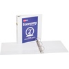 image:imageAvery Standard View 3 Ring Binder 2 Round Rings 375Sheet Capacity 28 Inch Wide Spine 1 White Binder Ideal for Lightweight Organization and Occasional Referencing 057801 Count Pack of 1