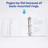 image:imageAvery Standard View 3 Ring Binder 3 Round Rings 460Sheet Capacity 35 Inch Wide Spine 1 White Binder Ideal for Lightweight Organization and Occasional Referencing 05800White