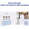 image:imageAvery Standard View 3 Ring Binder 3 Round Rings 460Sheet Capacity 35 Inch Wide Spine 1 White Binder Ideal for Lightweight Organization and Occasional Referencing 05800White