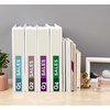 image:imageAvery Standard View 3 Ring Binders 05 Round Rings 100Sheet Capacity 07 Inch Wide Spine White Binders Ideal for Lightweight Organization and Occasional Referencing 12Pack of 0570615