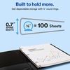 image:imageAvery Standard View 3 Ring Binders 05 Round Rings 100Sheet Capacity 07 Inch Wide Spine White Binders Ideal for Lightweight Organization and Occasional Referencing 12Pack of 0570605