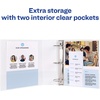 image:imageAvery Standard View 3 Ring Binders 05 Round Rings 100Sheet Capacity 07 Inch Wide Spine White Binders Ideal for Lightweight Organization and Occasional Referencing 12Pack of 0570615