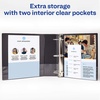 image:imageAvery Standard View 3 Ring Binders 2 Round Rings 375Sheet Capacity 28 Inch Wide Spine Black Binders Ideal for Lightweight Organization and Occasional Referencing 12Pack of 0573015