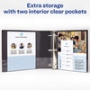 image:imageAvery Standard View 3 Ring Binders 2 Round Rings 375Sheet Capacity 28 Inch Wide Spine Black Binders Ideal for Lightweight Organization and Occasional Referencing 12Pack of 057301