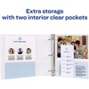 image:imageAvery Standard View 3 Ring Binders 2 Round Rings 375Sheet Capacity 28 Inch Wide Spine White Binders Ideal for Lightweight Organization and Occasional Referencing 4Pack of 192022