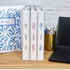 image:imageAvery Standard View 3 Ring Binders 2 Round Rings 375Sheet Capacity 28 Inch Wide Spine White Binders Ideal for Lightweight Organization and Occasional Referencing 4Pack of 192021