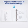 image:imageAvery Standard View 3 Ring Binders 2 Round Rings 375Sheet Capacity 28 Inch Wide Spine White Binders Ideal for Lightweight Organization and Occasional Referencing 4Pack of 192022