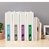 image:imageAvery Standard View 3 Ring Binders 2 Round Rings 375Sheet Capacity 28 Inch Wide Spine White Binders Ideal for Lightweight Organization and Occasional Referencing 4Pack of 192022