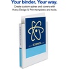 image:imageAvery Standard View Mini 3 Ring Binders 1 Round Rings 175Sheet Capacity 14 Inch Wide Spine 4 White Binders Ideal for Lightweight Organization and Occasional Referencing 177021 inch