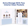 image:imageAvery Standard View Mini 3 Ring Binders 1 Round Rings 175Sheet Capacity 14 Inch Wide Spine 4 White Binders Ideal for Lightweight Organization and Occasional Referencing 177021 inch