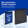 image:imageAvery Standard View Mini 3 Ring Binders 1 Round Rings 175Sheet Capacity 14 Inch Wide Spine 4 White Binders Ideal for Lightweight Organization and Occasional Referencing 177021 inch