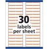 image:imageAvery TrueBlock File Folder Labels 23 x 3716 750 Printable Labels WhiteOrange Permanent 5166One Size