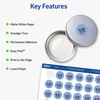 image:imageAvery TrueBlock Matte White Round Labels Sure Feed Technology 1 Diameter 480 Matte White Labels PrinttoTheEdge LaserInkjet Printable Great for Product Merchandising Stickers720 labels