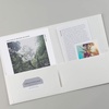image:imageAvery Two Pocket Folders Holds up to 40 Sheets Business Card Slot 25 White Folders 47991White