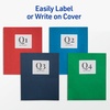 image:imageAvery Two Pocket Folders with 3 Prong Fasteners Holds 70 Sheets 25 Blue Folders 47976One Size Pack of 5
