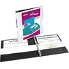 image:imageAvery TwoTone Durable View 3 Ring Binder 1 Inch Slant Rings VioletSoft Blue Binder 17131BlackWhite